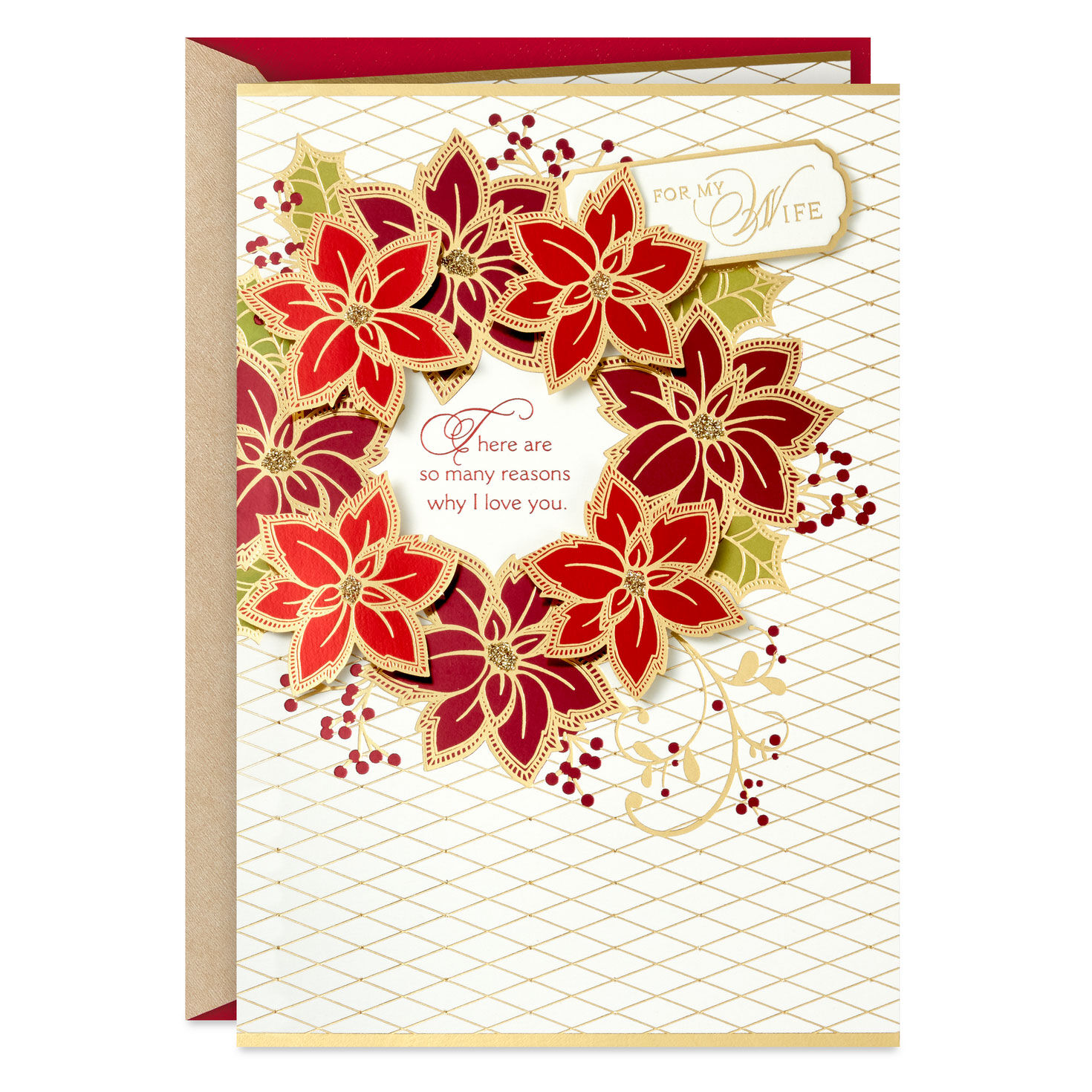 I Love You With All My Heart Christmas Card for Wife