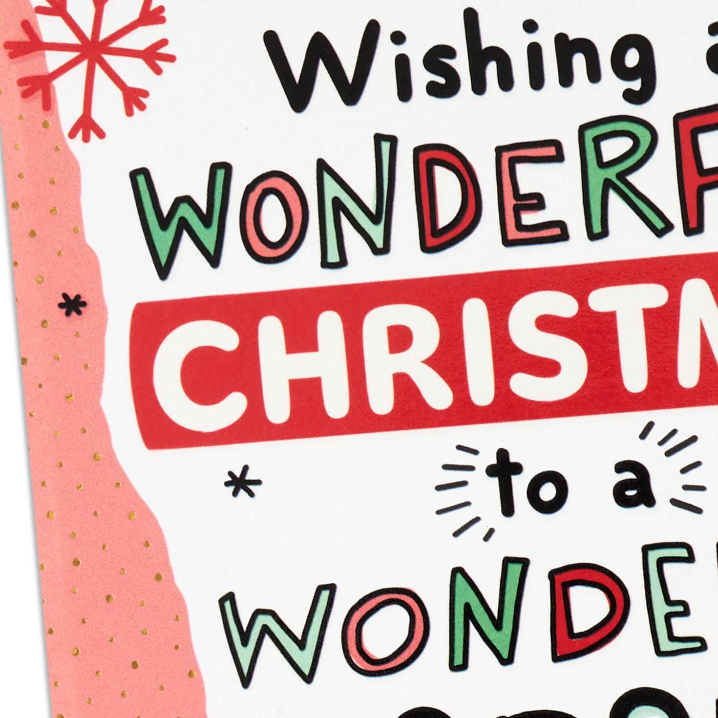 Penguin Fill in Blank Granddaughter Christmas Card Card Front Detail image number 7