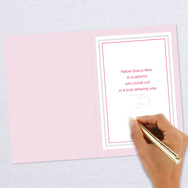 stand-out-se-orita-quincea-era-card-greeting-cards-hallmark for Free Printable Quinceanera Birthday Cards Stand-Out Señorita Quinceañera Card - Greeting Cards | Hallmark for Free Printable Quinceanera Birthday Cards