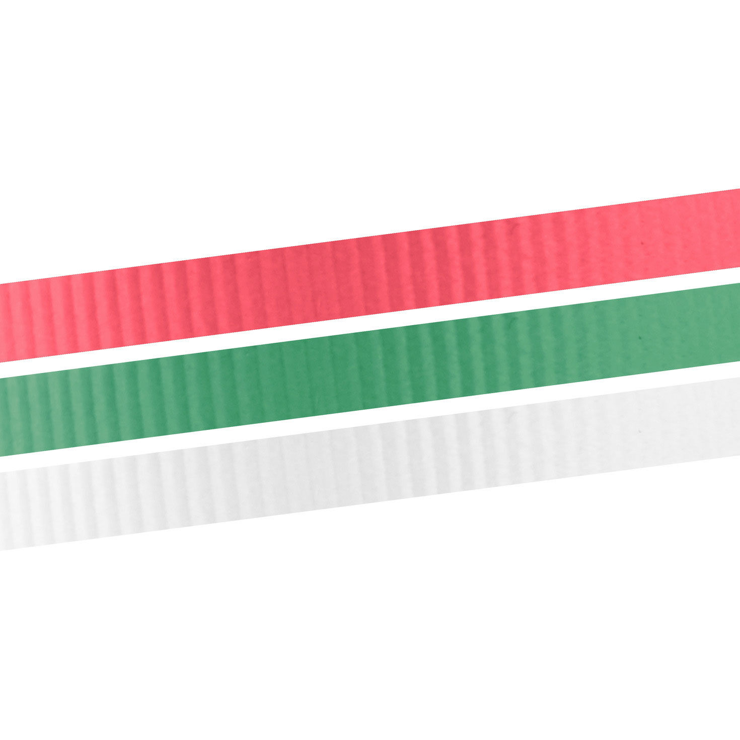 Red/Green/White 3-Pack Shiny Curling Ribbon upclose detail image number 3