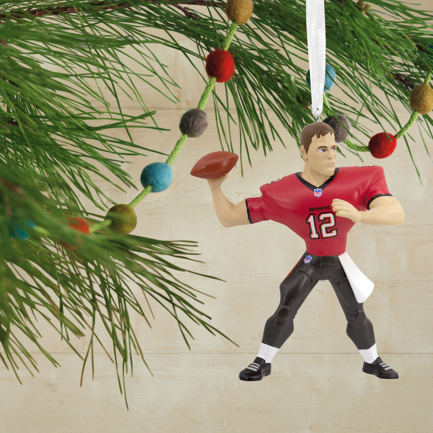 Tom Brady Christmas Ornament 