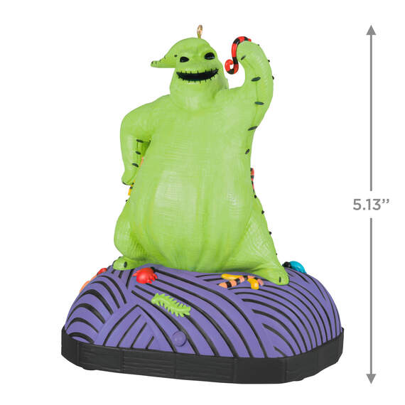 Disney Tim Burton's The Nightmare Before Christmas Oogie Boogie Ornament With Sound and Motion, , large image number 3