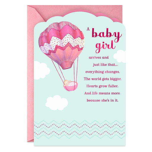 So Happy for You New Baby Girl Card, 