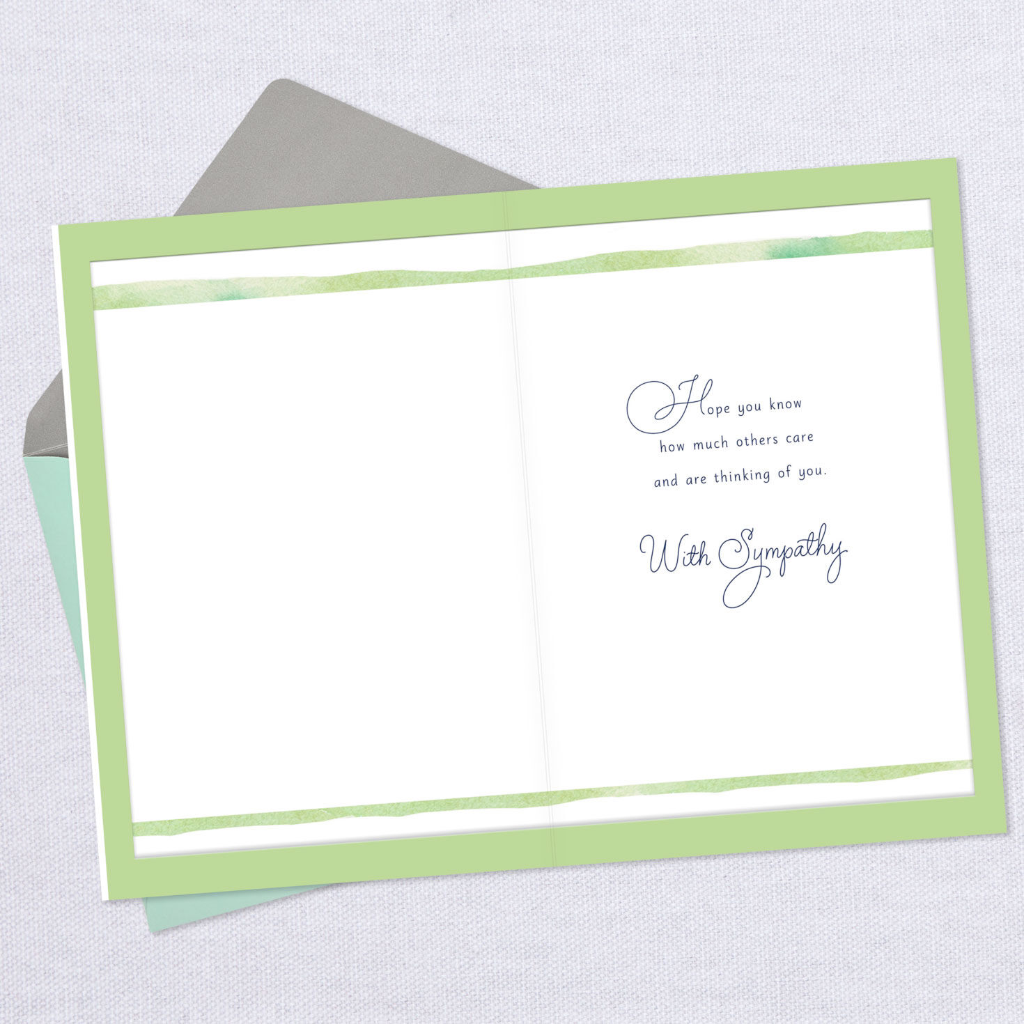 Father Brother Hallmark Sympathy Card for Loss of Husband His Memory Lives On