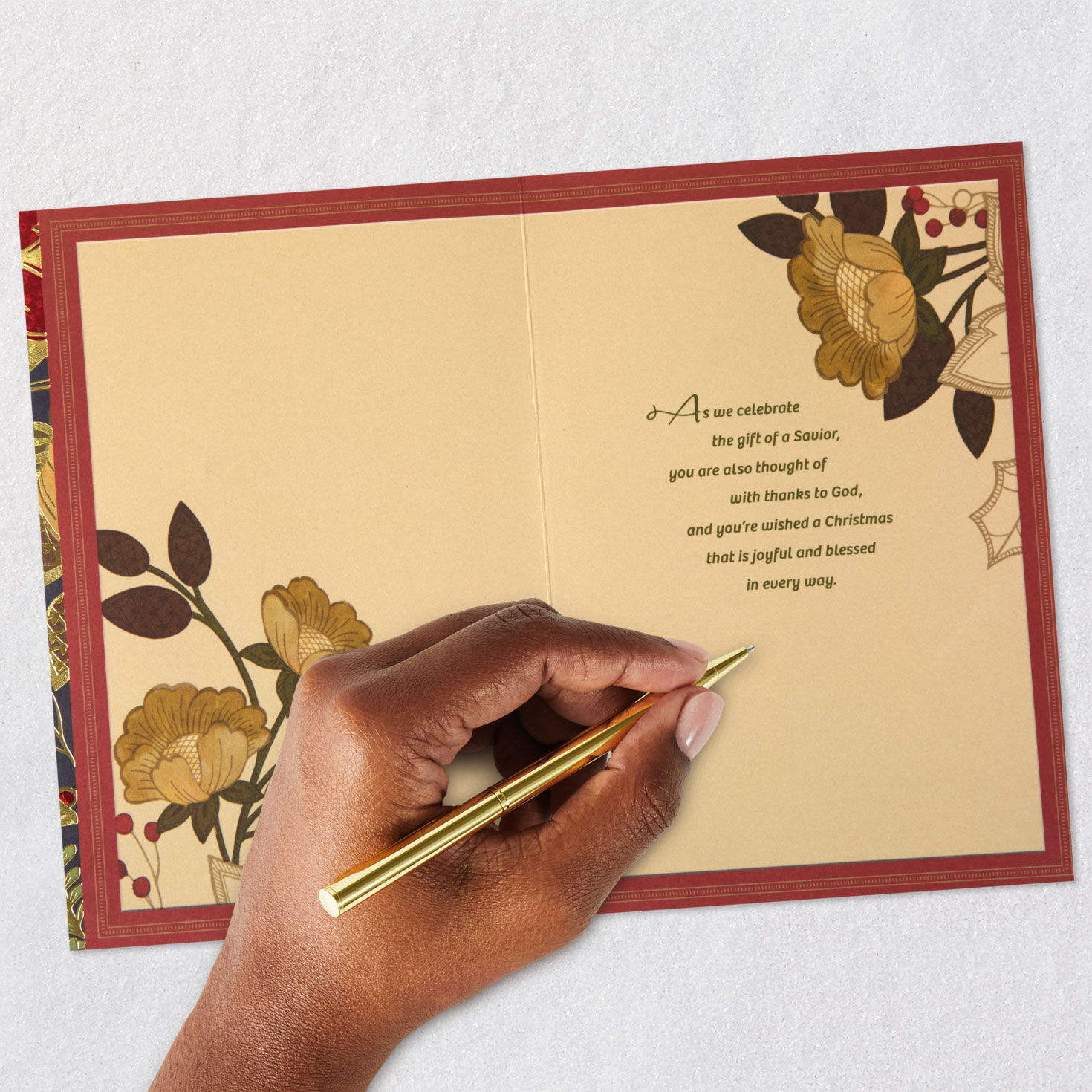 Thinking of You With Thanks to God Religious Christmas Card for only USD 5.99 | Hallmark