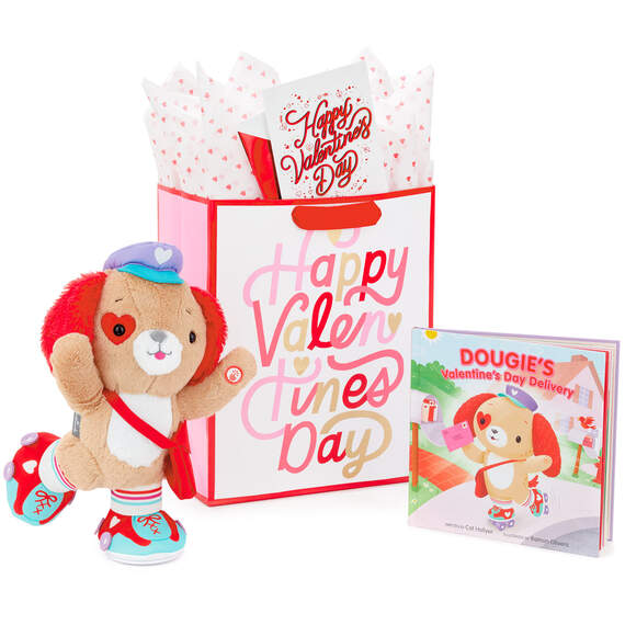 Dougie Special Delivery Valentine's Day Gift Set for Kids, , large image number 1
