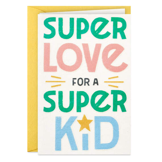3.25" Mini Little World Changers™ Super Love for a Super Kid Card, , large image number 3