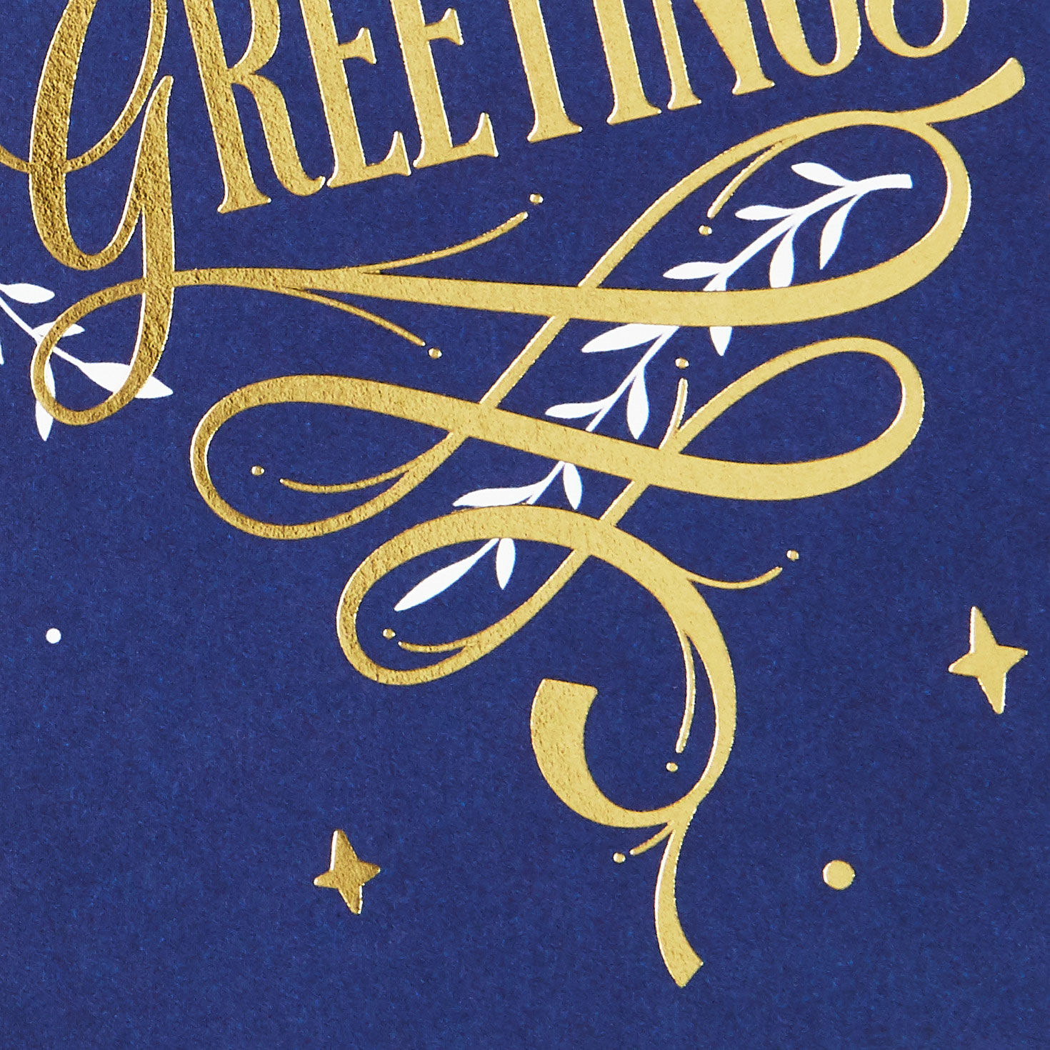 Gold Foil on Navy Boxed Christmas Cards Assortment, Pack of 72, , large image number 6