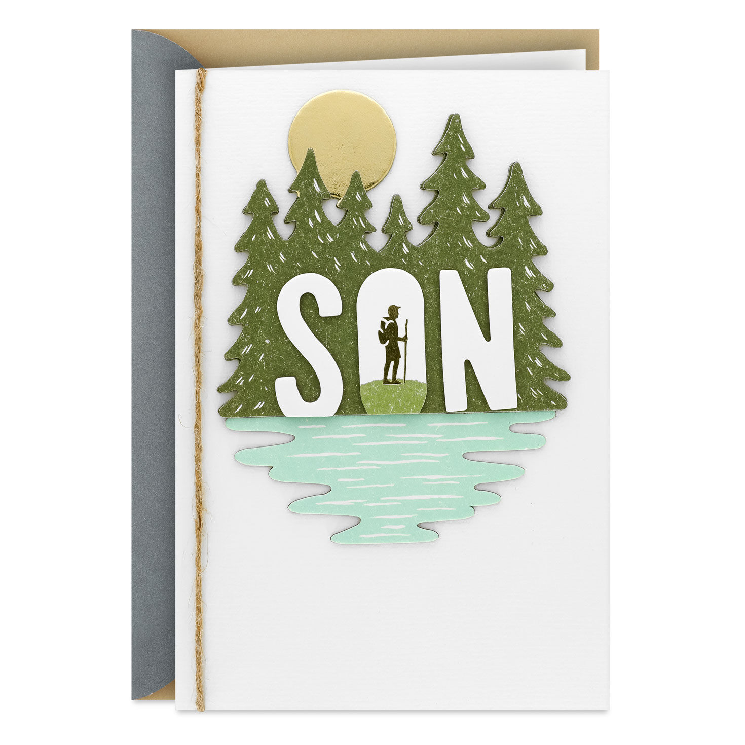 You Learn as You Go and Find Adventure Father's Day Card for Son