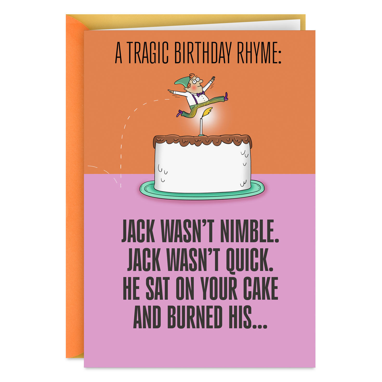 Jack Wasn't Quick Funny Birthday Card for Adult