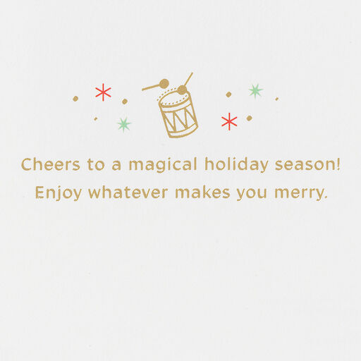 Magical Holiday Season Nutcracker Christmas Card, 