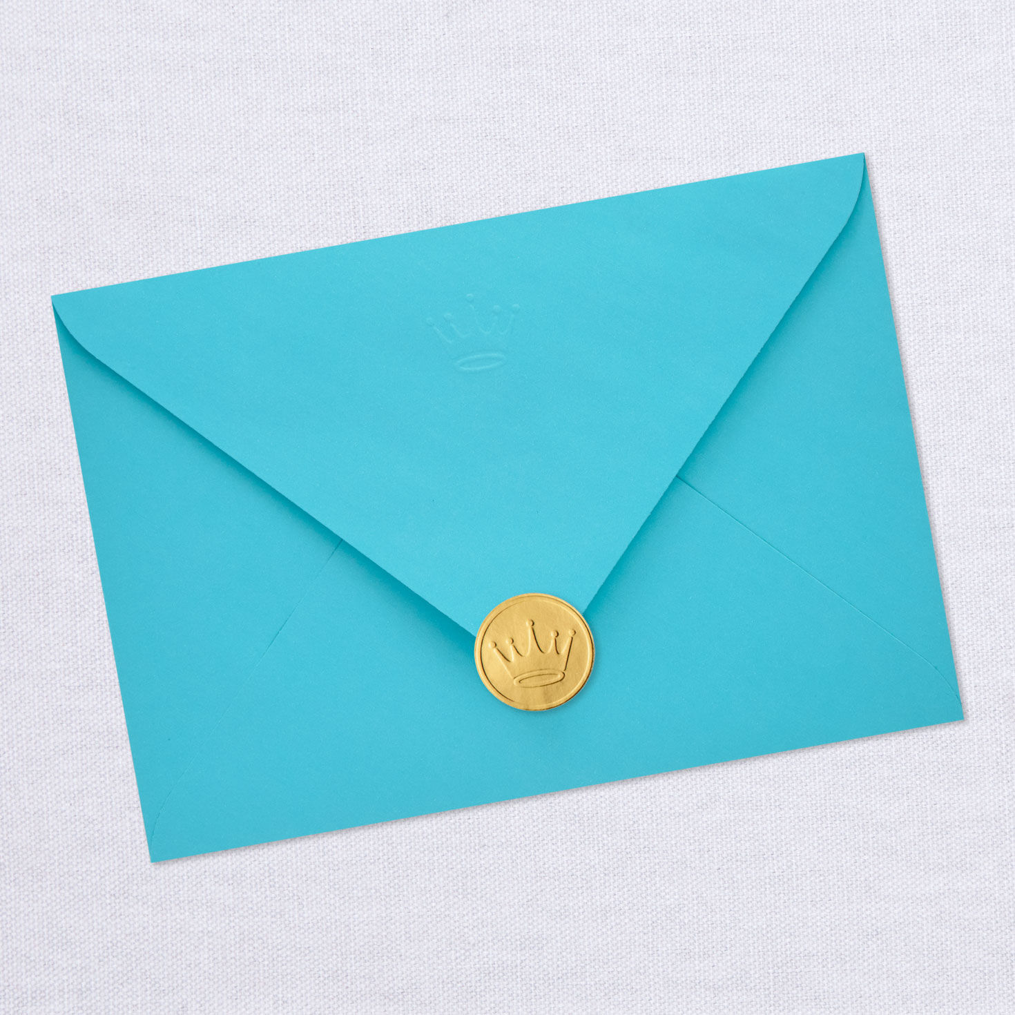 Disney Little Mermaid Ariel Birthday Card for Her Envelope Back with Seal image number 7