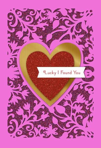 Lucky I Found You Valentine's Card