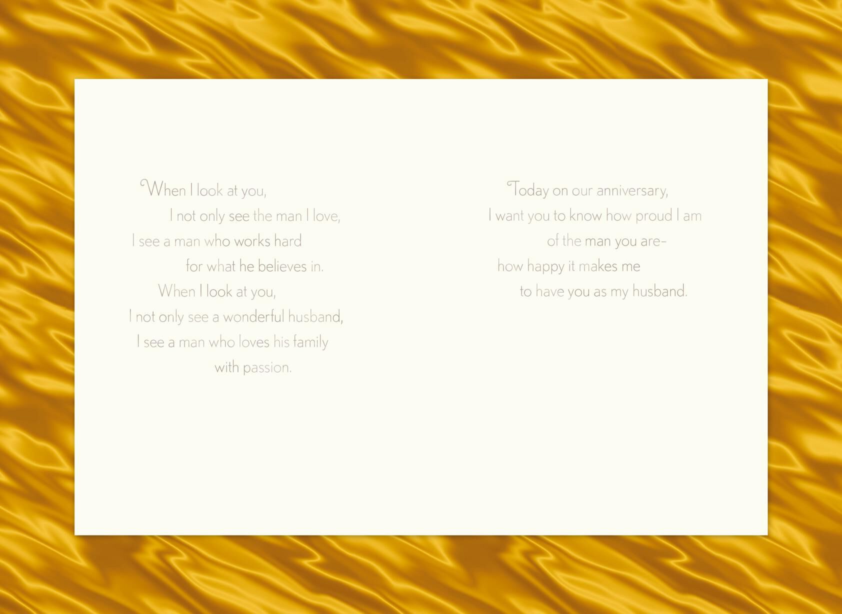 The Man I Love Anniversary Card for Husband