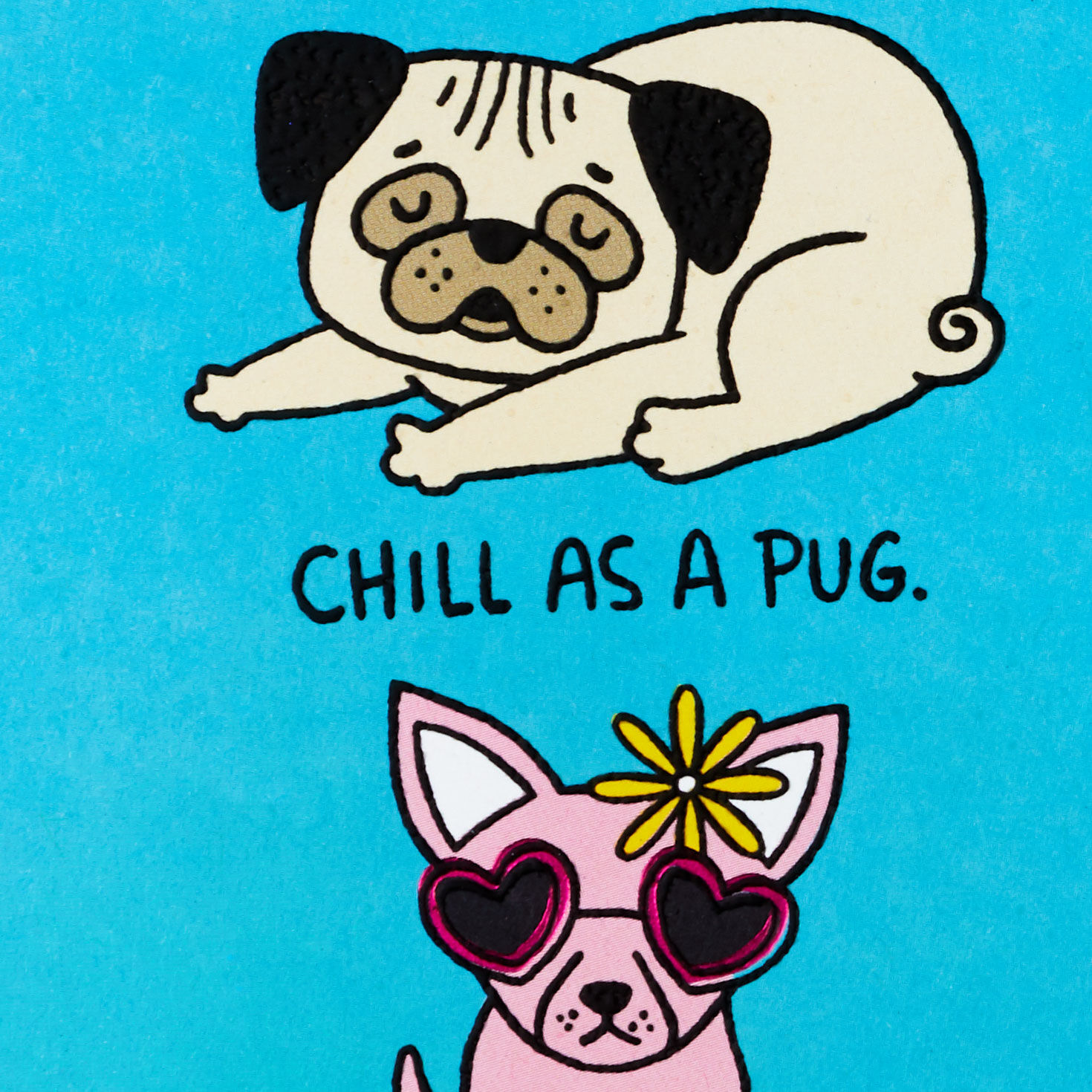 Dogs Bitch Pun Funny Birthday Card for Her Card Front Detail image number 4