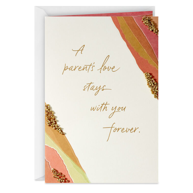 Their Love Stays With You Sympathy Card for Loss of Parent