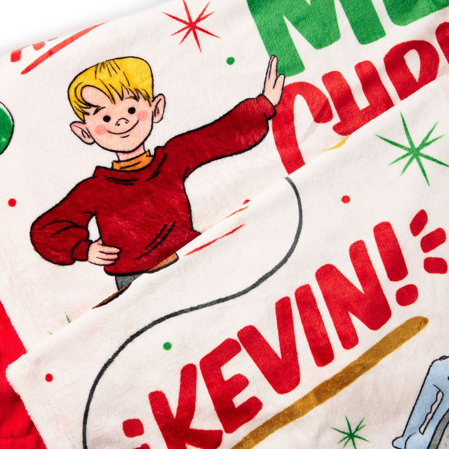 Home Alone Movie Fleece Blanket upclose view image number 3