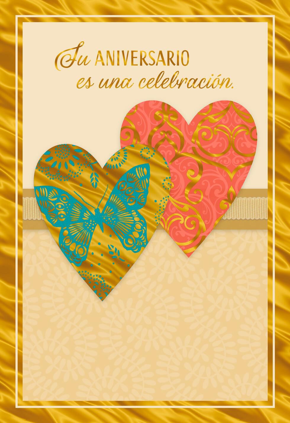 Celebration of True Love Spanish-Language Anniversary Card