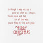 Holiday Greenery Parents Christmas Card Sentiment image number 3