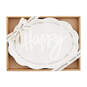 Mud Pie Happy Definition Oval Serving Plate, , large image number 1