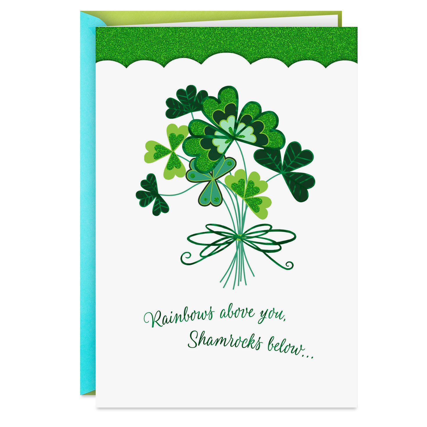 Rainbows, Shamrocks and Blessings St. Patrick's Day Card