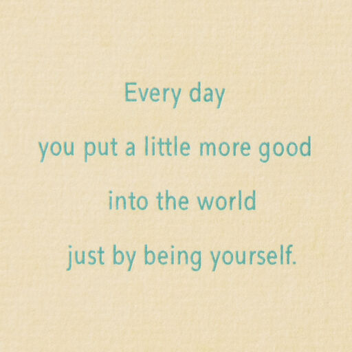 You Put Good into the World 13th Birthday Card for Grandson, 