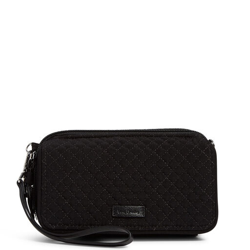Vera Bradley RFID All in One Crossbody Purse in Classic Black, 