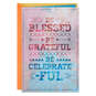 Be Blessed and Grateful Birthday Card, , large image number 1