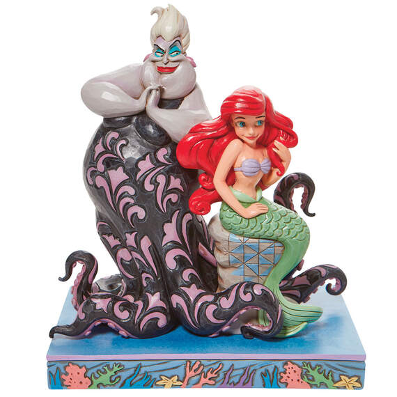 Jim Shore Disney Ariel and Ursula Figurine, 9.5"