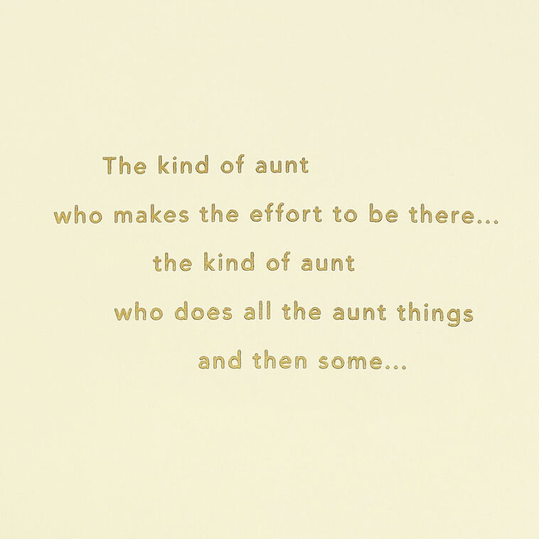 Poinsettia Flowers and Bells Aunt Christmas Card Sentiment image number 2