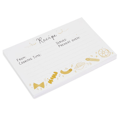Pasta Recipe Cards, Pack of 36, 