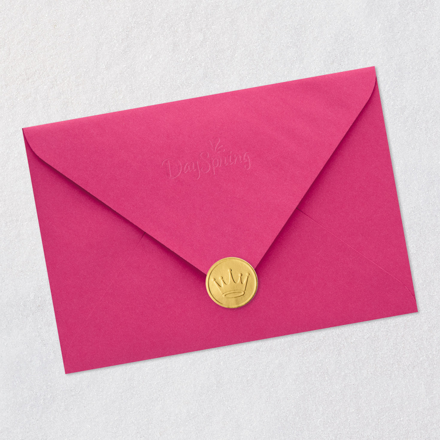 Pink and Silver Flowers Religious Mother's Day Card Envelope Back with Seal image number 7