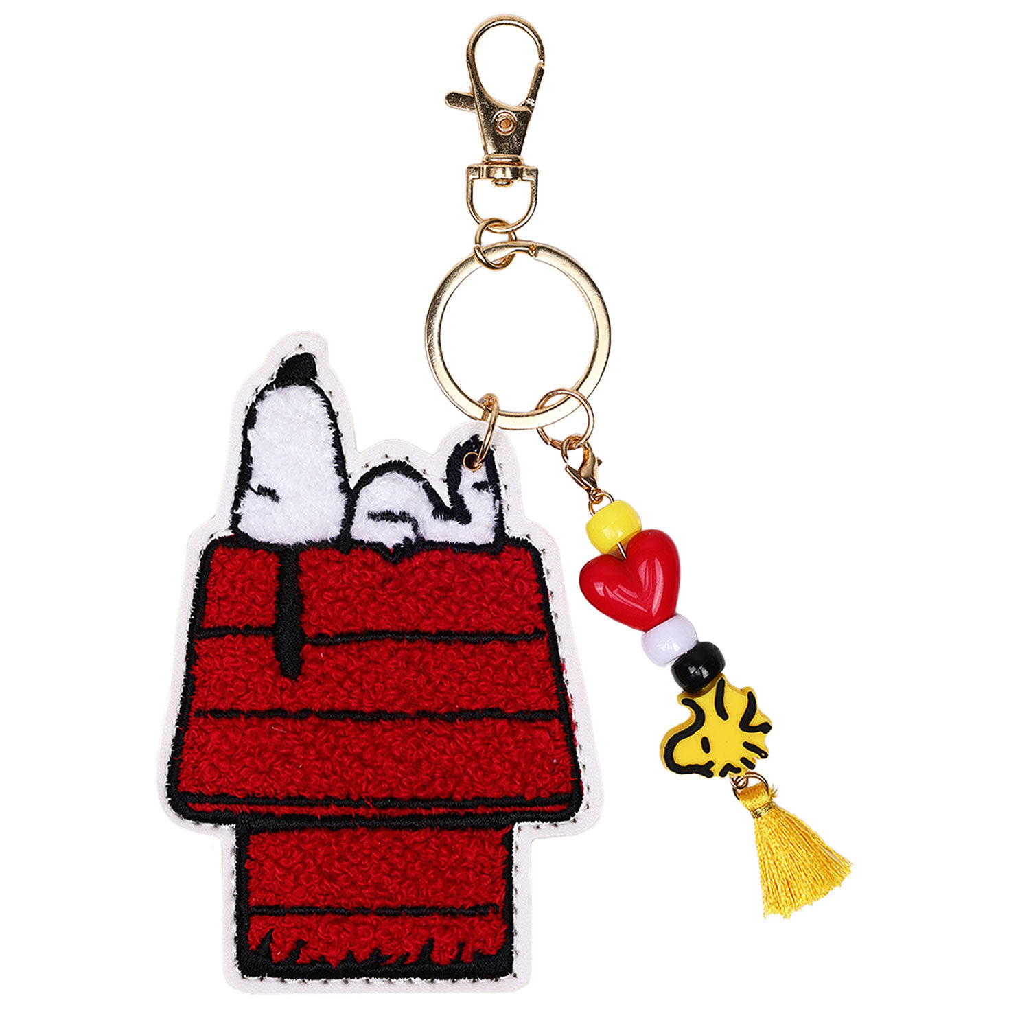 Concept One Snoopy on Doghouse Key Chain With Beads