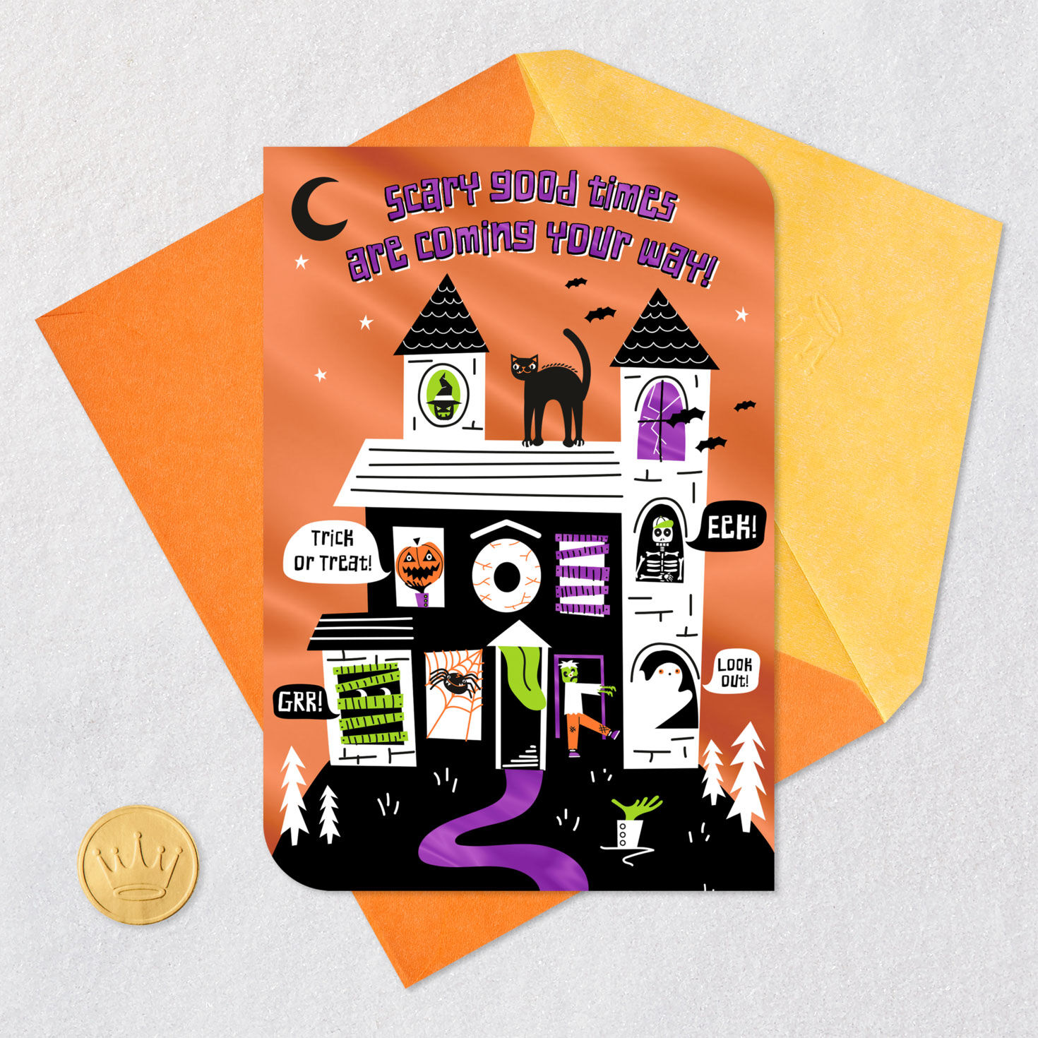 Scary Good Times Halloween Card for Kids for only USD 3.99 | Hallmark