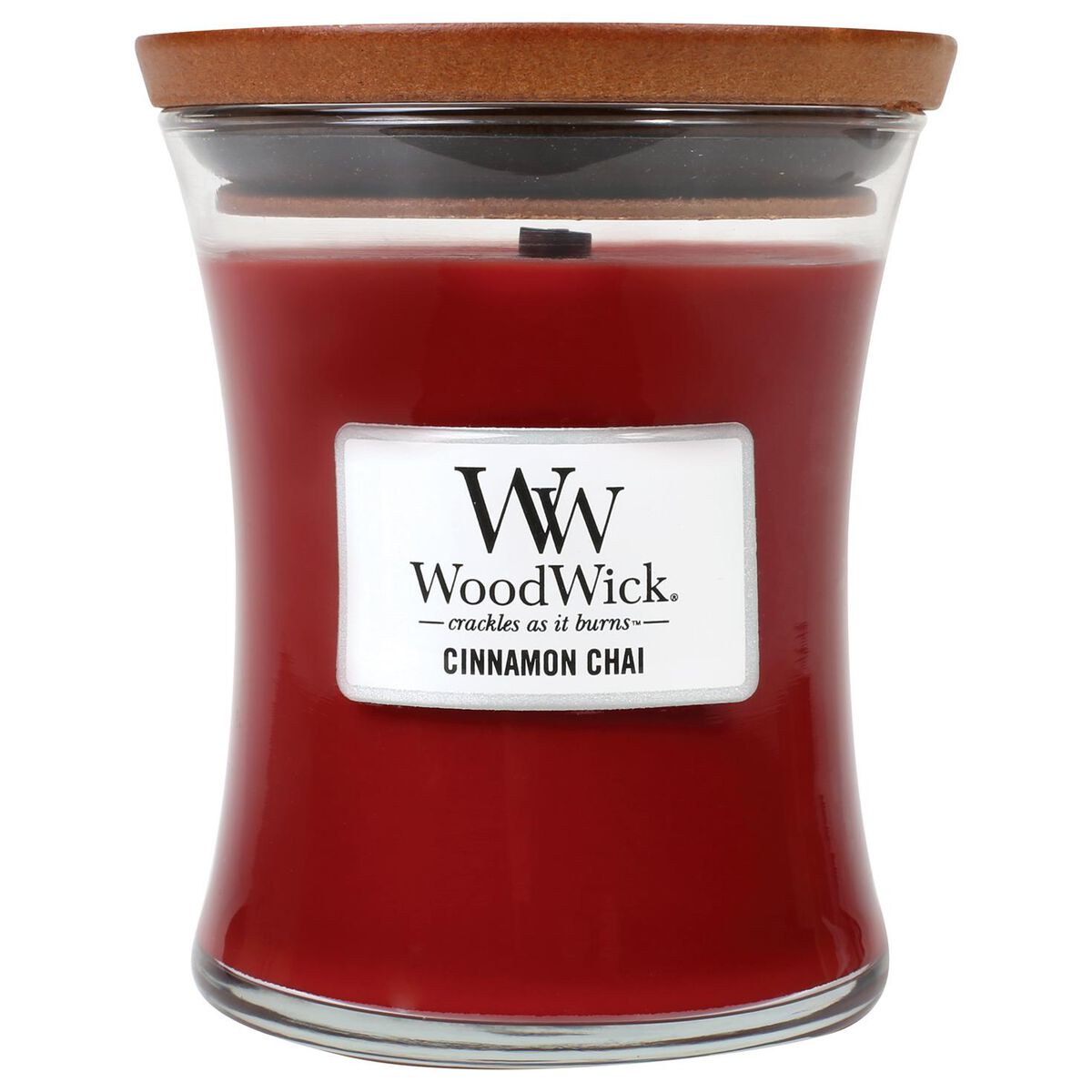 WoodWick® Cinnamon Chai Medium Candle, 10 oz Candles Hallmark