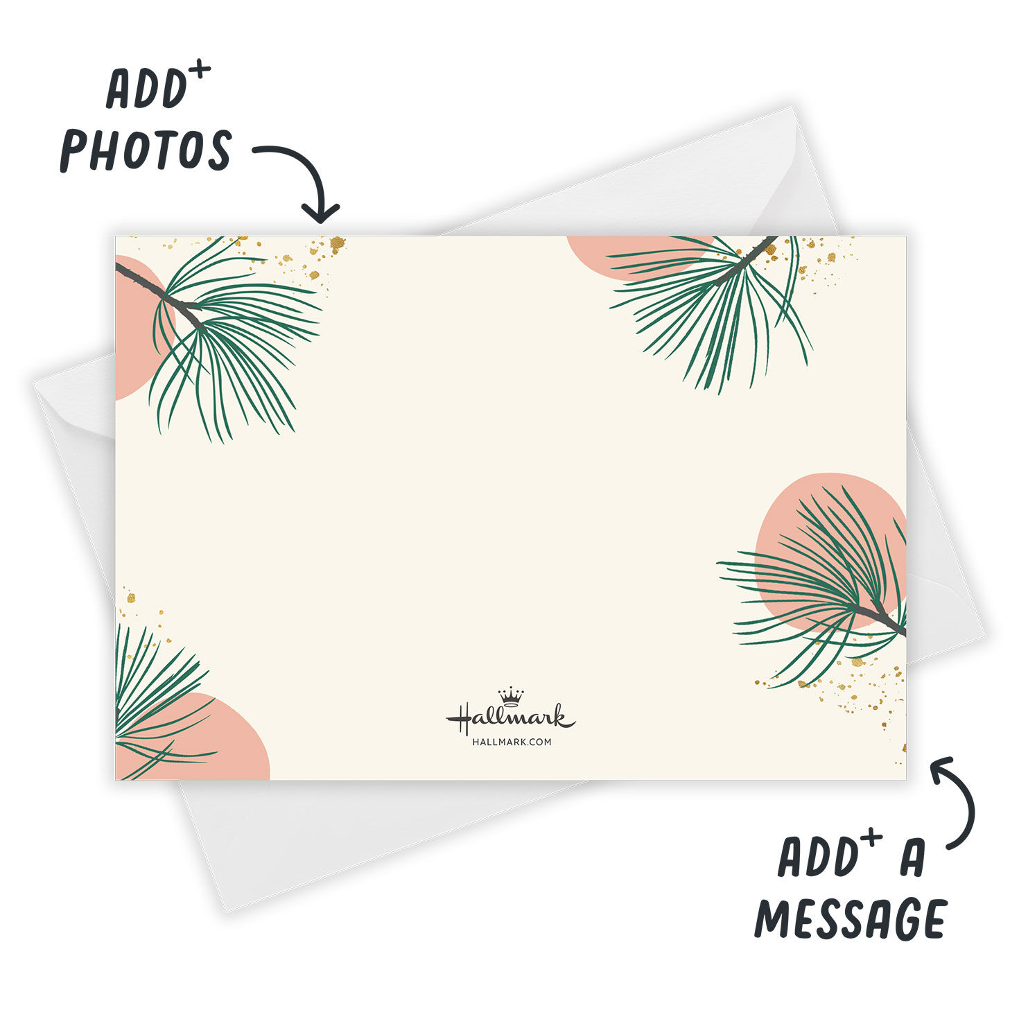 Blessed Yule Flat Christmas Photo Card, , large image number 3