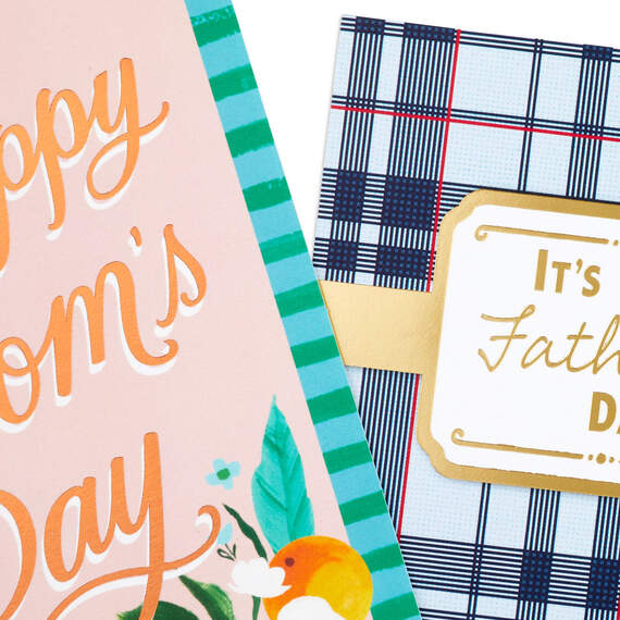 Stylish Wishes Mother's Day and Father's Day Cards, Pack of 6, , large image number 4