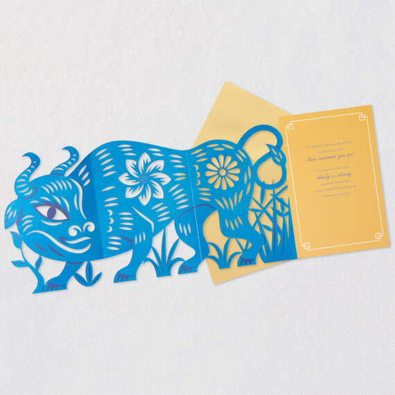 You Are Awesome Year of the Ox Birthday Card, , large image number 4