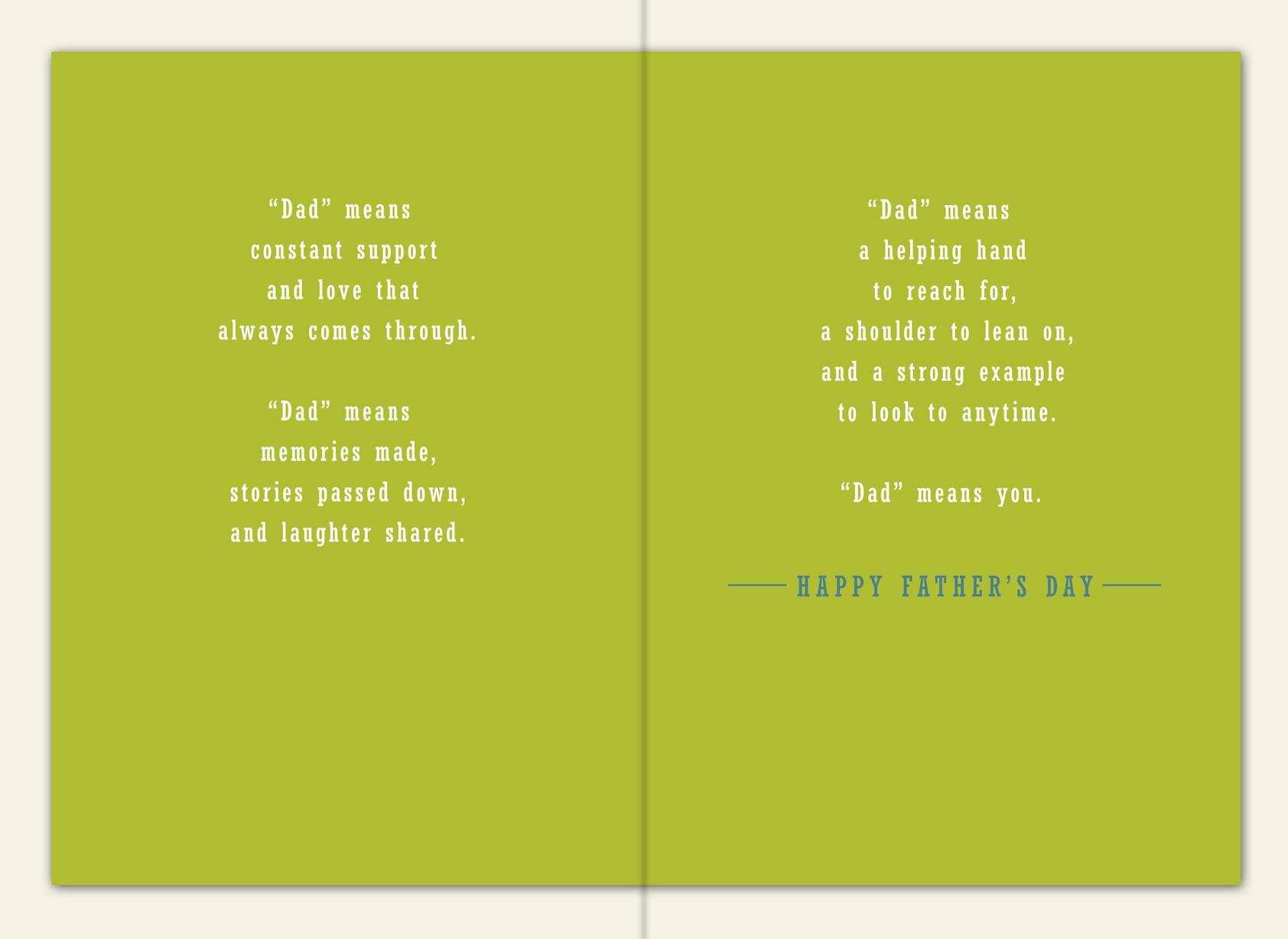 Boat on Water Father's Day Card