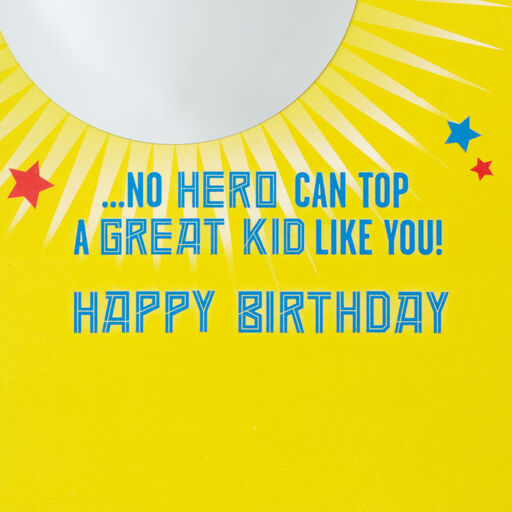 Marvel Spider-Man You're a Great Kid Birthday Card, 