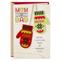 Fuzzy Mittens Parents Christmas Card for Mom and Dad Card Front image number 1