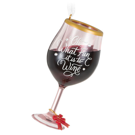 Oh, What Fun It Is to Wine Ornament, 