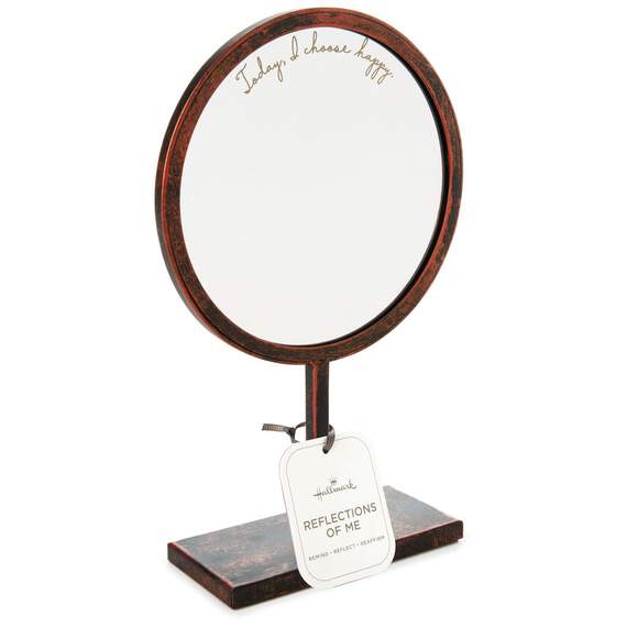 Choose Happy Stand Mirror, 6", , large image number 2