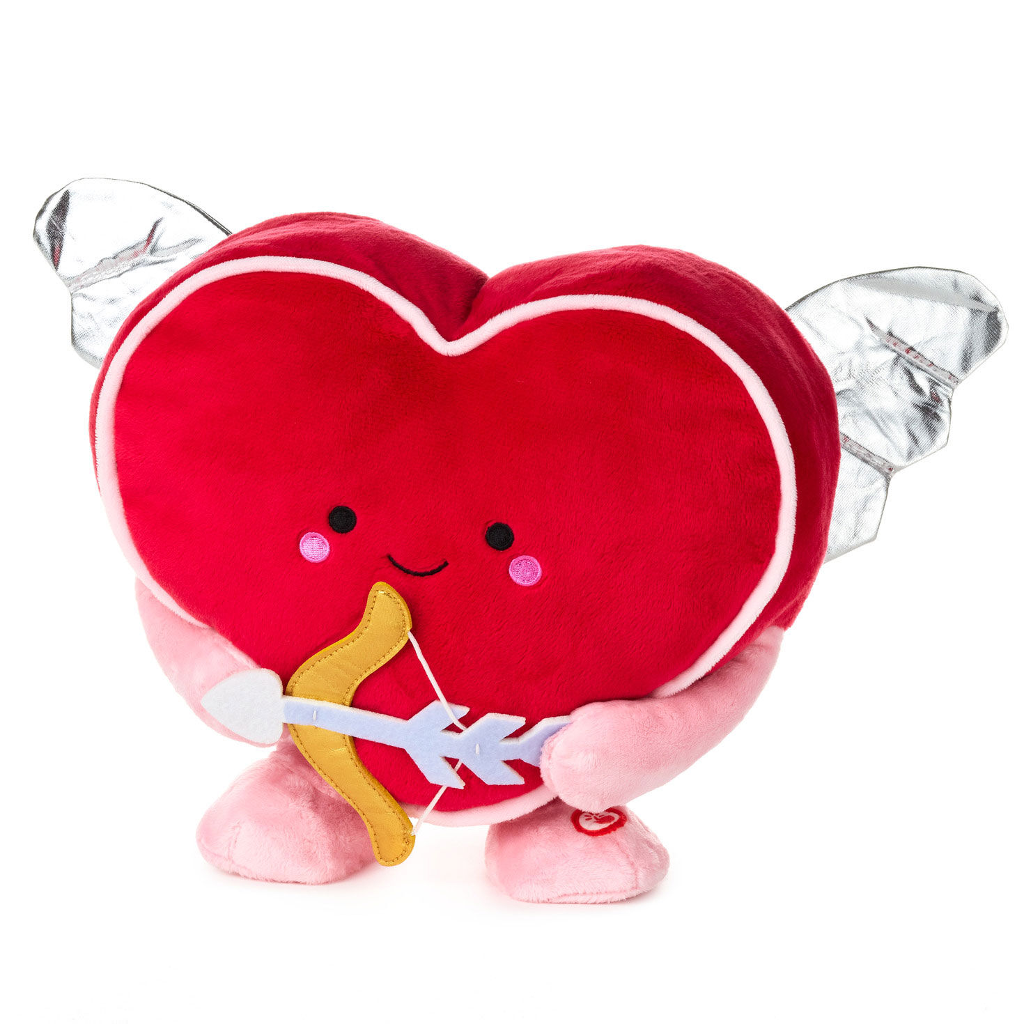 Cupid Heart Valentine's Day Musical Plush With Motion, 10" H