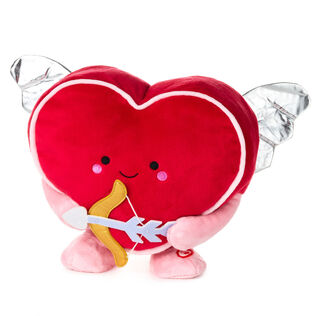 Cupid Heart Valentine's Day Musical Plush With Motion, 10" H