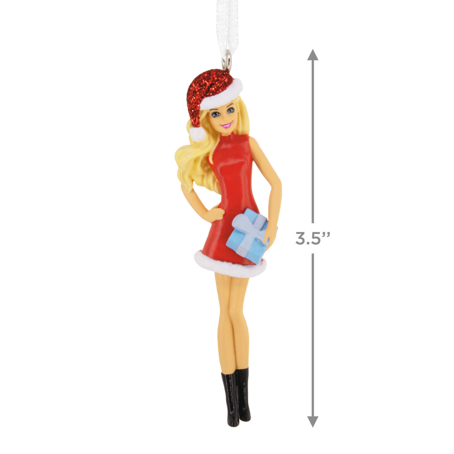 Barbie Santa Christmas Ornament  image number 3