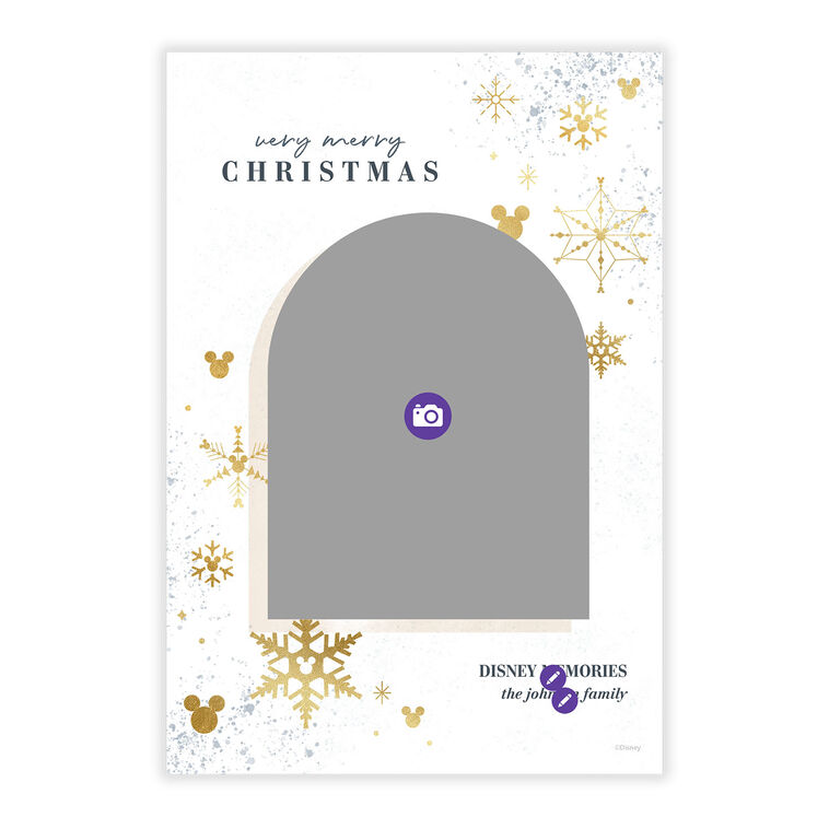 Disney Mickey Frame Flat Christmas Photo Card, , large image number 5