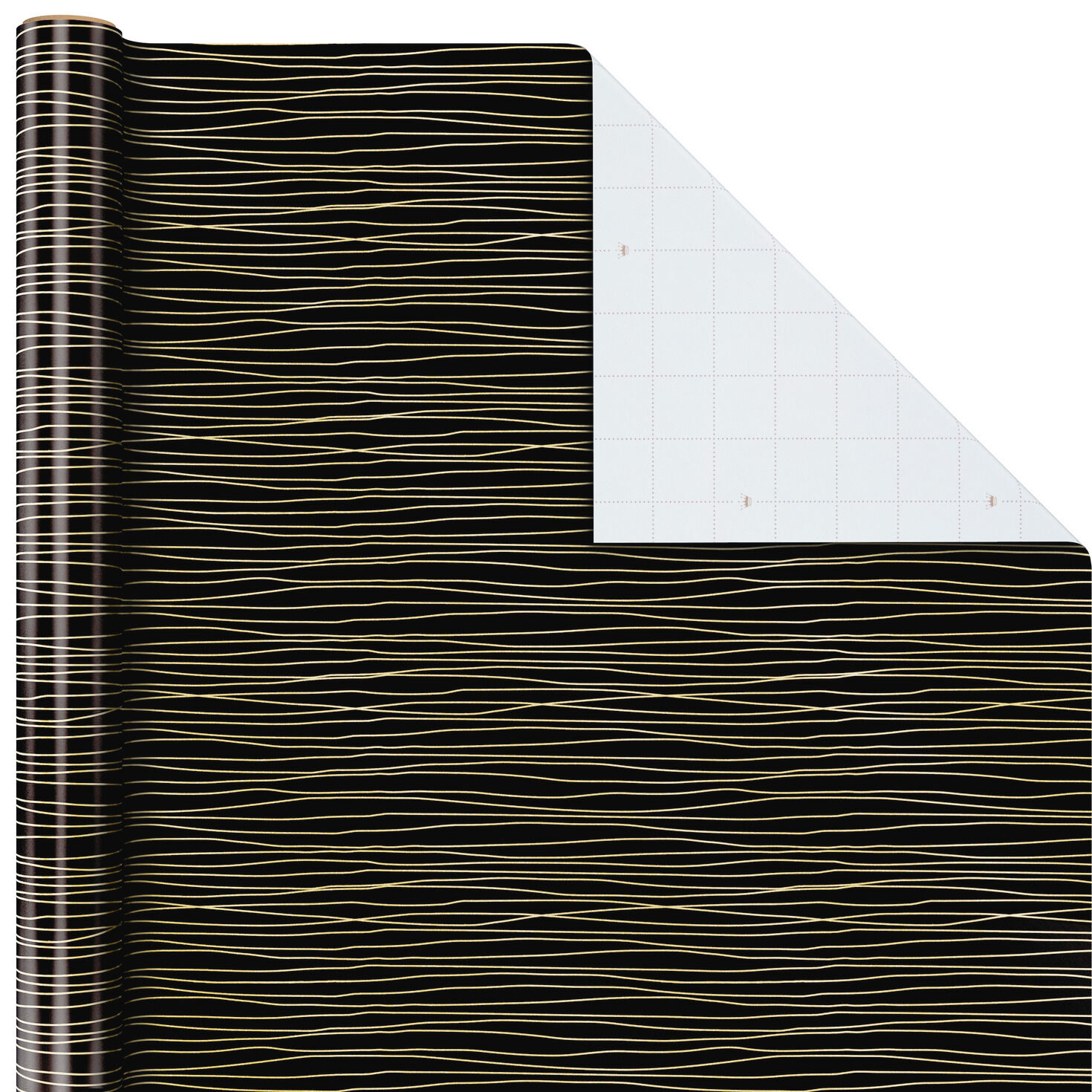 Popular Right Now Glossy Wrapping Paper Champagne Dreams Celebration Gift Wrap Wrapping Paper Gold and Black Custom Wrapping Paper
