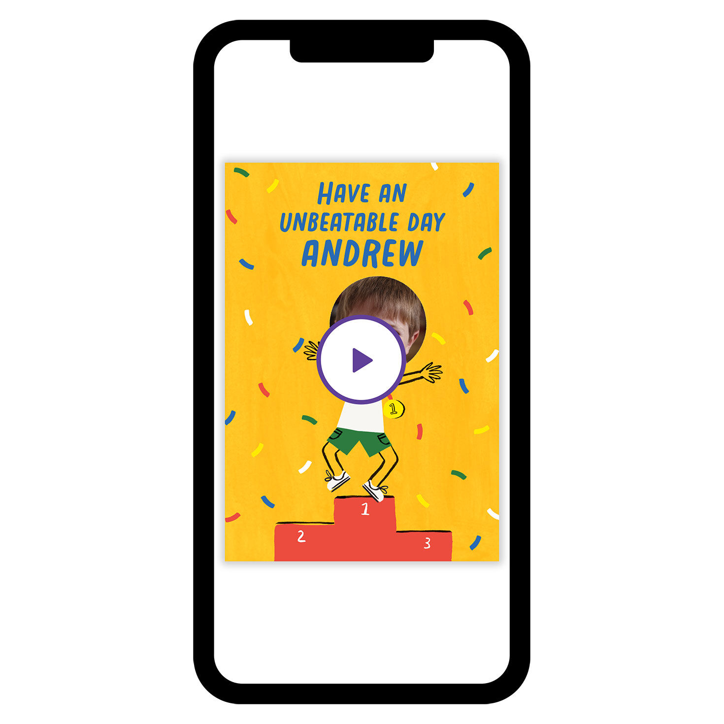 Have an Unbeatable Day Funny Thinking of You eCard