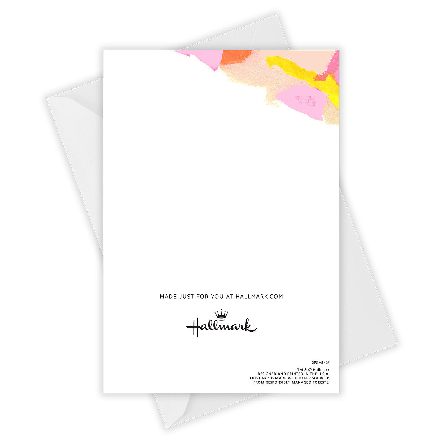 Personalized Snapshots on Pink Watercolor Photo Card, , large image number 5